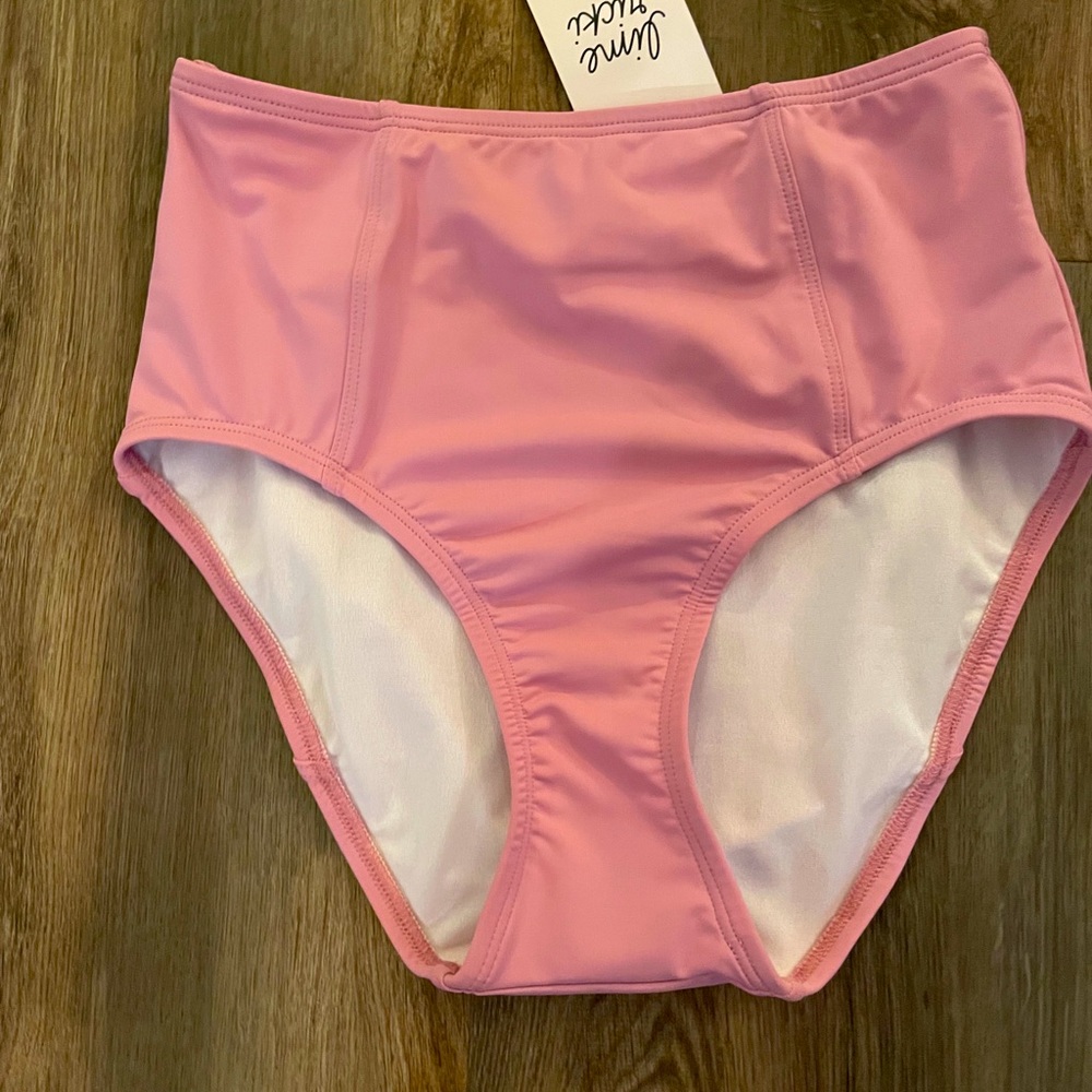 Orchid high waisted swimsuit bottoms brand new